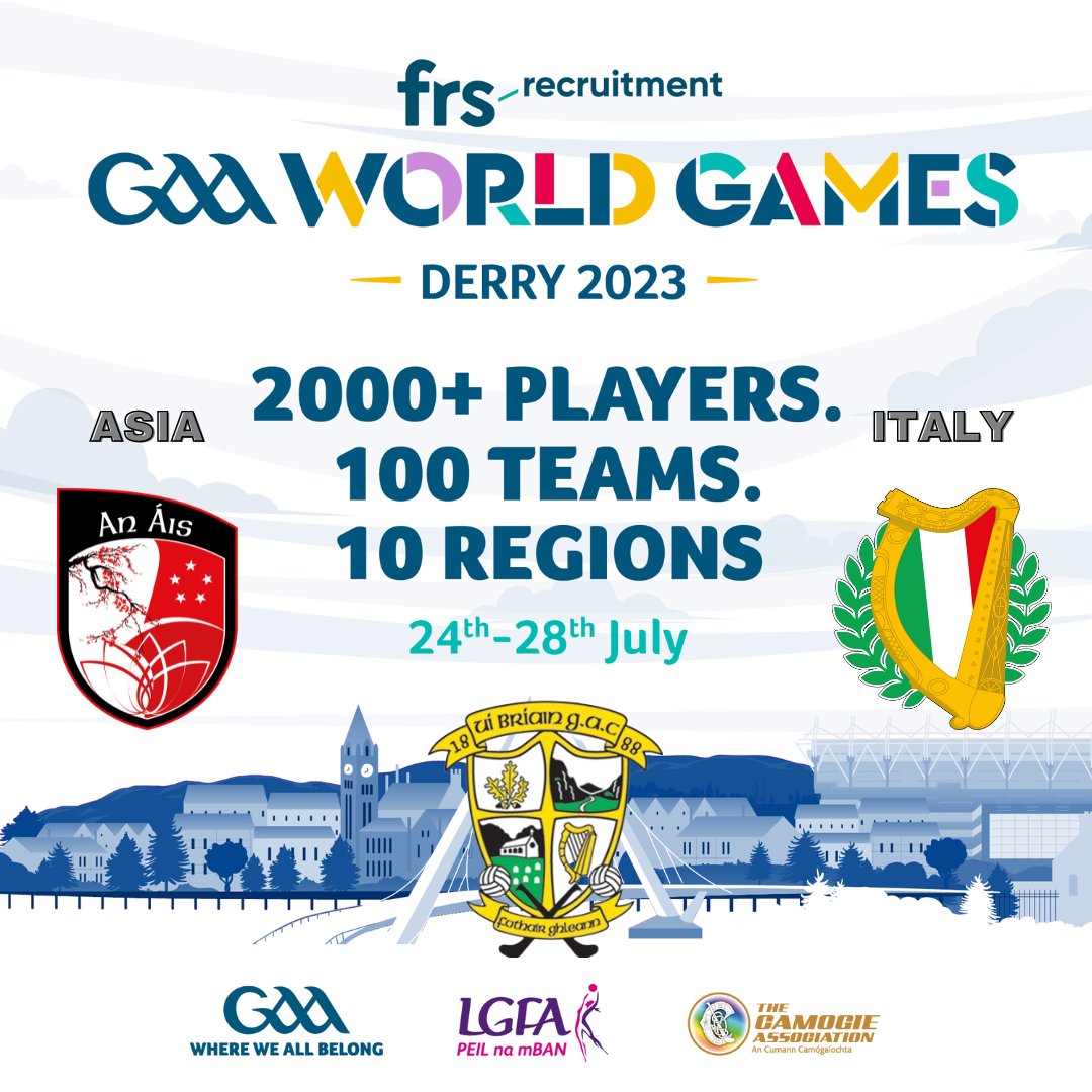 Very proud for our mens football team to be twinned with Foreglen at the World Games in Derry