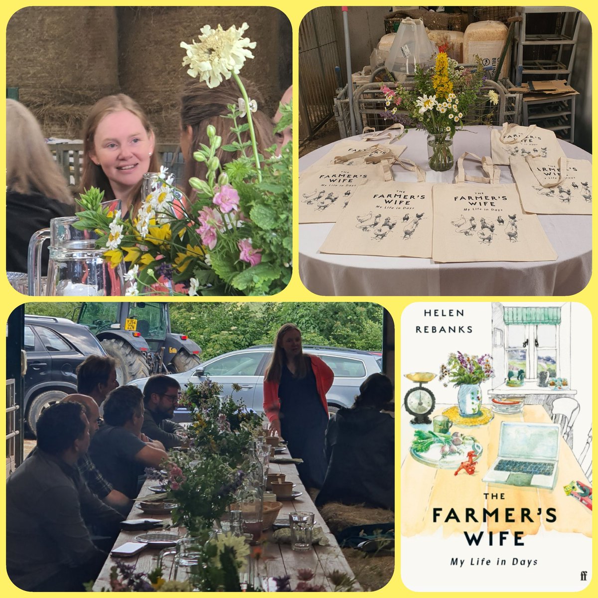 Yesterday Alex and I were lucky enough to spend the day with a bunch of great indie booksellers on Helen and James' farm in Cumbria. We went to hear more about Helen's wonderful new book. You can see what a lovely time we had. #thefarmerswife #memoir #quietbutstrong #newbook