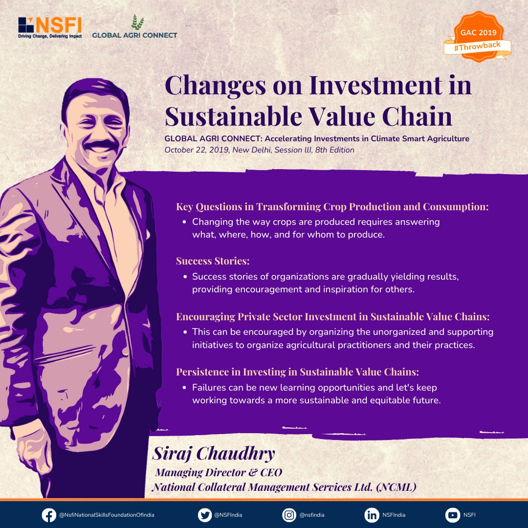 This is a throwback content from GAC 2019 and is a transcript of the session delivered by Mr. Siraj Azmat Chaudhry, National Collateral Management Services Ltd. (NCML), extracted from the 'Policy Recommendations of GAC 2019: lnkd.in/dwS36Yjy