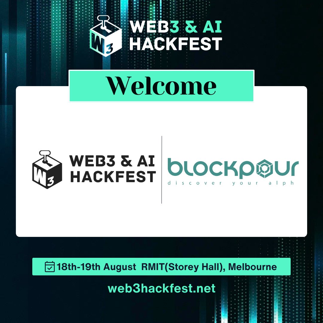 web3hackfest's tweet photo. 🎉We're excited to welcome @Blockpour as our newest partner, a technology firm specializing in #web3 data and analytics, offering individuals and businesses indispensable data and tools to navigate the dynamic on-chain universe while bridging seamlessly to the off-chain world.
With their expertise and support, we're confident that the #web3hackfest will be even more innovative and impactful.🚀
Join the discord community to stay up to date with all the latest announcements and let’s Hack the Planet Together⤵️https://t.co/O9IrSZ15Gw
