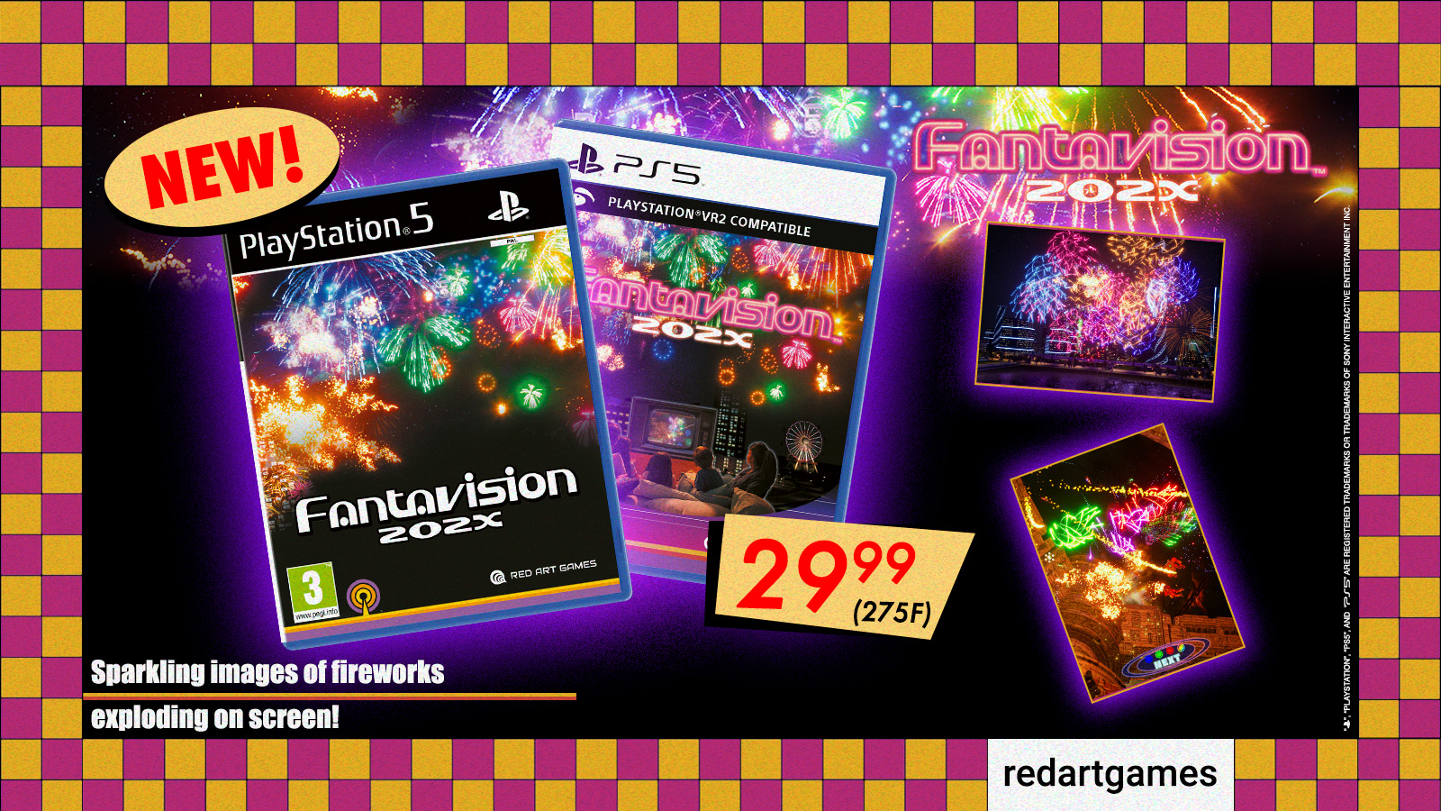 Jogo de lançamento do PS2, Fantavision volta para o lançamento do