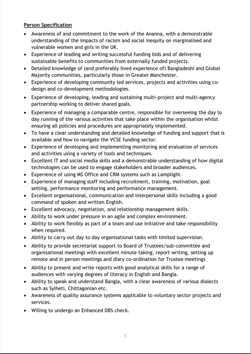 🚨🚨🚨We are recruiting for a new Ananna Centre Manager 🚨🚨🚨
Want to work in a brilliant environment supporting women based in the Longsight area? Take a look at the Job Description and Person Specification below and APPLY NOW. Please share with your networks. #jobs #manchester