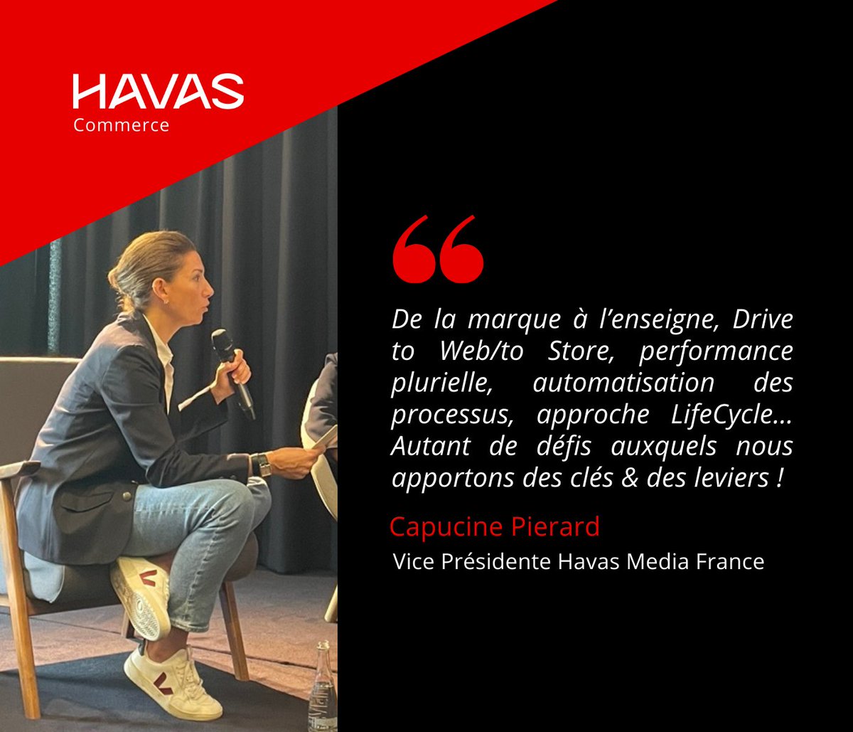Havas Commerce (@havas_commerce) on Twitter photo L’Observatoire by <a href="/havascommerce/">havascommerce</a> | « De la marque à l’enseigne, Drive to Web/to Store, performance plurielle, automatisation des processus, approche LifeCycle… Autant de défis auxquels nous apportons des clés & des leviers ! » selon <a href="/CapucinePierard/">Capucine Pierard</a> Vice-présidente <a href="/HavasMediaFR/">Havas Media Network FR</a> L’Observatoire by <a href="/havascommerce/">havascommerce</a> | « De la marque à l’enseigne, Drive to Web/to Store, performance plurielle, automatisation des processus, approche LifeCycle… Autant de défis auxquels nous apportons des clés & des leviers ! » selon <a href="/CapucinePierard/">Capucine Pierard</a> Vice-présidente <a href="/HavasMediaFR/">Havas Media Network FR</a>