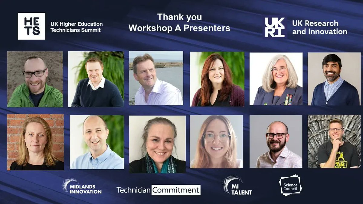 Thank you to all our #HETS23 Workshop A presenters 

<a href="/LeeHibbett/">lee hibbett</a> <a href="/Sparks_Dicks/">Sandy Sparks (Dicks)</a> <a href="/Catrin_MITalent/">Catrin_MITALENT</a> <a href="/UKRI_News/">UK Research and Innovation</a> <a href="/HEFCW/">HEFCW | CCAUC</a> <a href="/NikOgryzko/">Nik Ogryzko</a> <a href="/ManMetUni/">Manchester Metropolitan Uni</a> <a href="/MCRMetTech/">Technical Services Manchester Met</a> <a href="/NTUArtandDesign/">Nottingham School of Art & Design</a> <a href="/TrentUni/">Nottingham Trent University</a> <a href="/MelLeitch/">Mel Leitch</a> <a href="/IanHancoxUoW/">Ian Hancox</a> <a href="/MI_TechTalent/">MI TechTALENT</a>