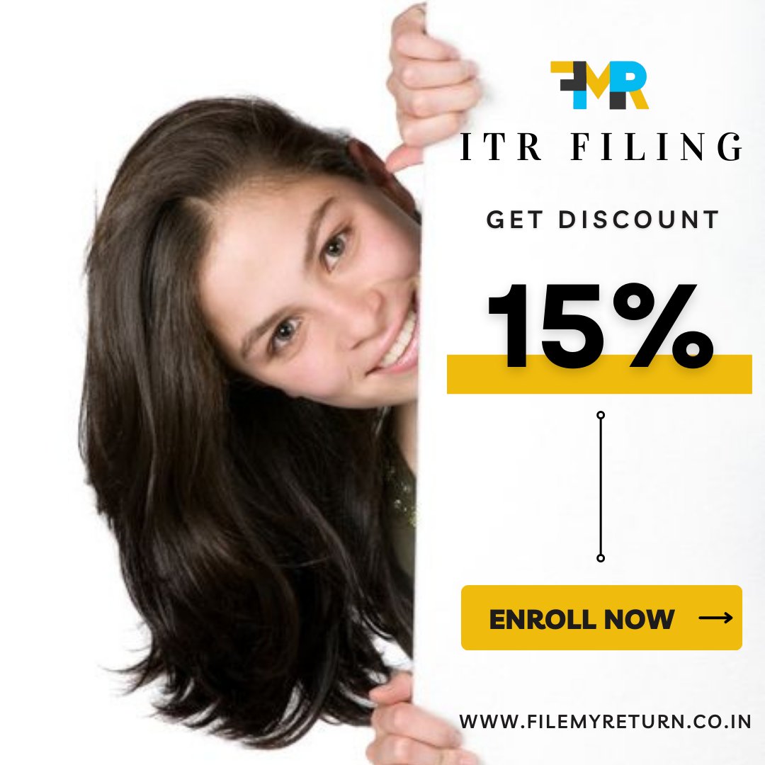Filemyreturn2's tweet image. Do not miss the opportunity to get 15% off and High Returns on ITR Filing with FileMyReturn
Offer valid till 8th of July.
#ITRFILING #FILEMYRETURN #GURGOAN #NAMASTE #FINANCE