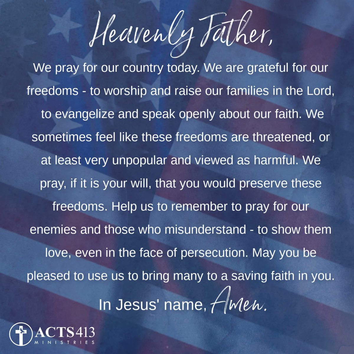 Happy Independence Day! May God bless our country!
#DailyVerse #July4th #PrayforUSA