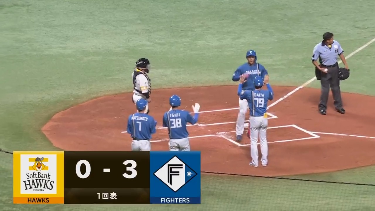 ドラゴンズ対ファイターズ ホームランボール 【有名人芸能人