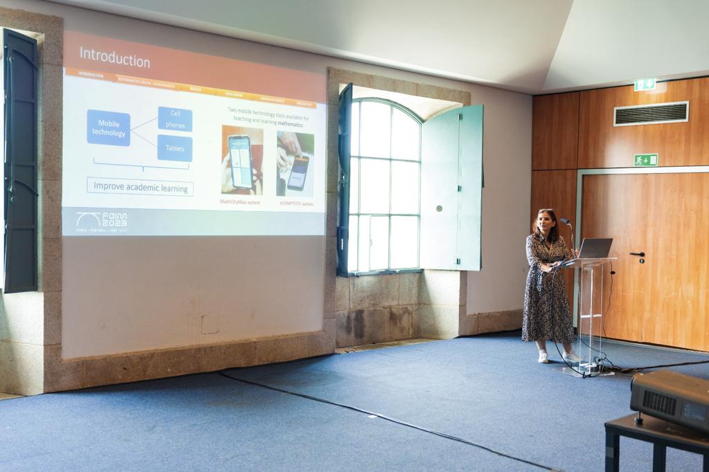 amelia_caldeira's tweet image. @asymptote_eu @mathcitymap Isabel Pinto went to the FAIM2023 International Conference (faimconference.org) to show the scientific community the wonders of the MathCityMap and ASYMPTOTE systems.
Impression of Isabel talk! 🇵🇹🇪🇺

#mathcitymap #ASYMPTOTE #ISEP