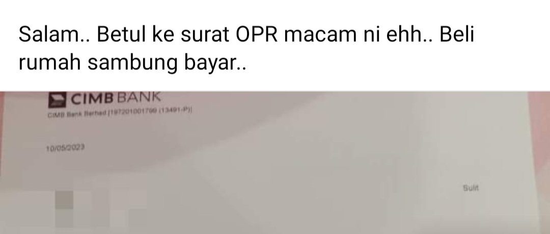 azmdae's tweet photo. Ingatkan kereta saja ada istilah sambung bayar, rupanya rumah pun ada. 

Perjanjian apakah mereka buat ini. Pening kepala. https://t.co/FRuYkKdaGC