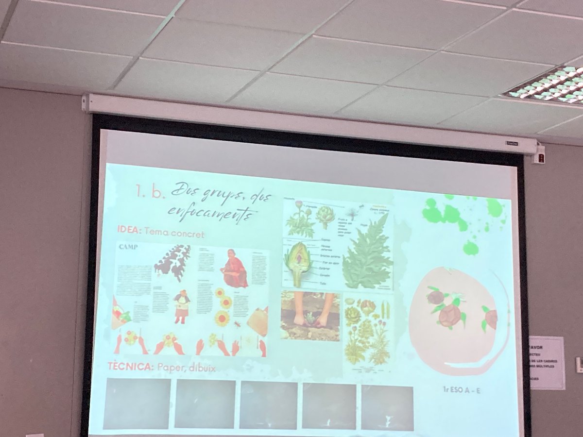 BovalarProjecta's tweet photo. Laboratori de Ceeació Audiovisual explicat per Patri amb #StopMotion a #Compartim enguany amb el tema del Pla Lector #CanviClimàtic @iesbovalar #ABP Departament de Plàstica #PlastilinacomaTècnica #TreballambPaper #Claymotion #Croma #GrupsCooperatius https://t.co/QR0b3YiPkp