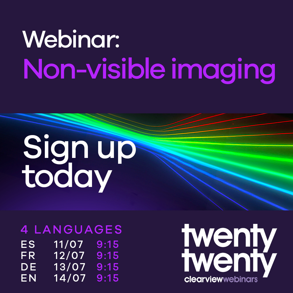 Just one week to go until our next webinar, where we'll be exploring the world of non-visible imaging! Sign up below:

English - tinyurl.com/yyc7xaew
Spanish - tinyurl.com/28h4uus8
German - tinyurl.com/5n93b2p4
French - tinyurl.com/4pcc9pyt