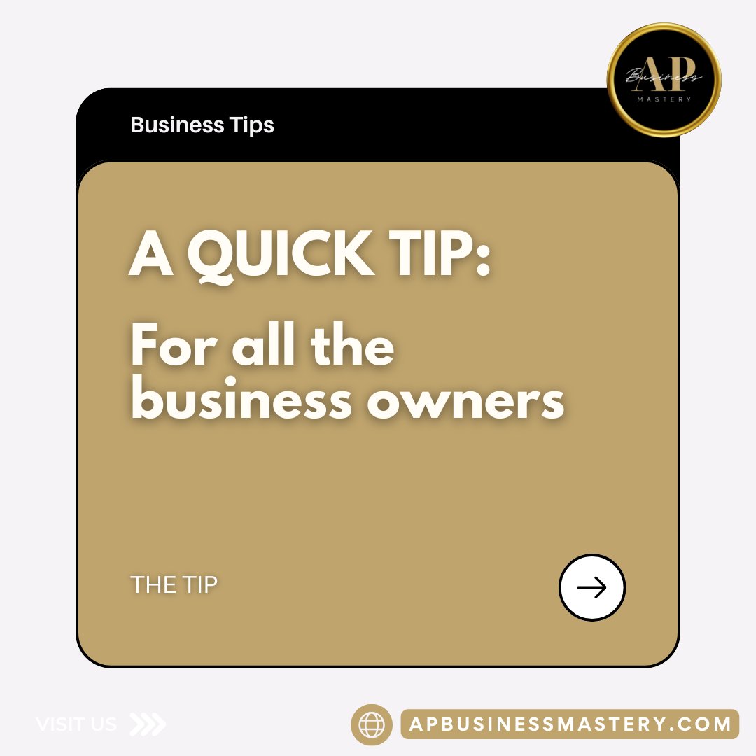 WallyCarmichael's tweet image. 🔑 Unlock meaningful connections! 💬

💪 Learn more at APBusinessMastery.com. #NetworkingSkills #AskAndListen #BuildingConnections #BusinessMastery