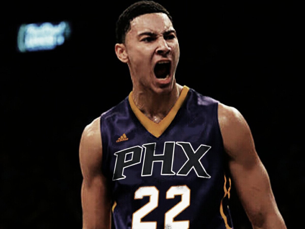 Man if Ben Simmons contract wasn't so bad I would totally want him in Phoenix https://t.co/2DR8bKPecH