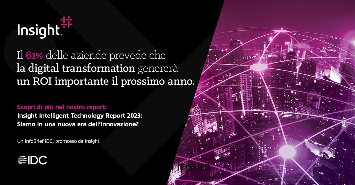 marcodho's tweet photo. Ottieni maggiori informazioni sulle esperienze tecnologiche, le principali sfide e le ambizioni dei business leader di oggi nell'Intelligent Technology Report 2023 di Insight: https://t.co/We87WULx2f 

#InsightITR2023 https://t.co/ehIHEOaaa8