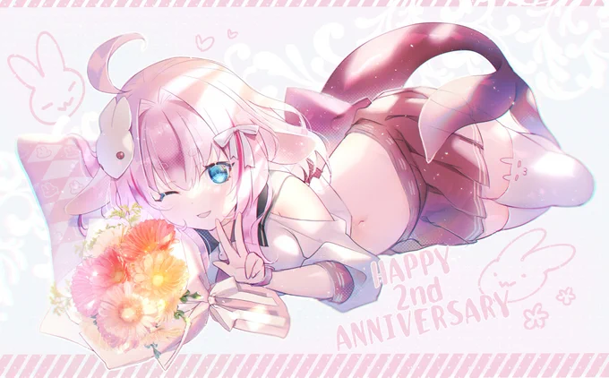  めうさん2周年おめでとございます~~~!! 