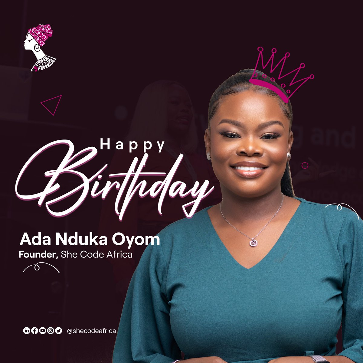 🎉 Happy Birthday to our exceptional Founder! 🎉

To Ada, we celebrate you and the incredible journey you've embarked upon. We want to take a moment to express our heartfelt appreciation for all that you do.

Your steadfast dedication and inspiring leadership have brought forth