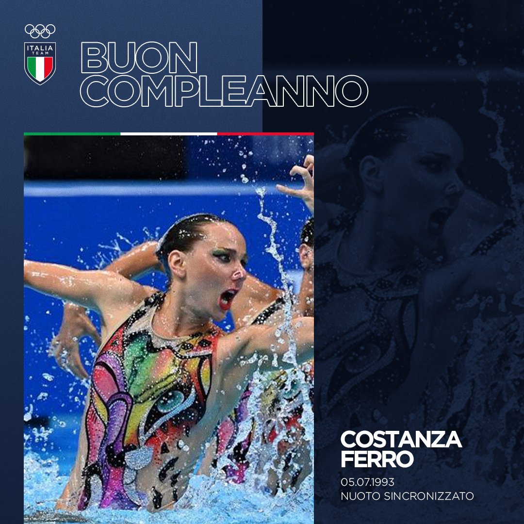 ItaliaTeam_it's tweet image. Quattro argenti 🥈 e due bronzi 🥉 all’Europeo di #Roma2022 di nuoto artistico. Un secondo e due terzi posti al Mondiale di #Budapest2022.

Oggi compie 30 anni la sincronette #ItaliaTeam Costanza Ferro!!! 🥳🎂

#HappyBday @FINOfficial_
