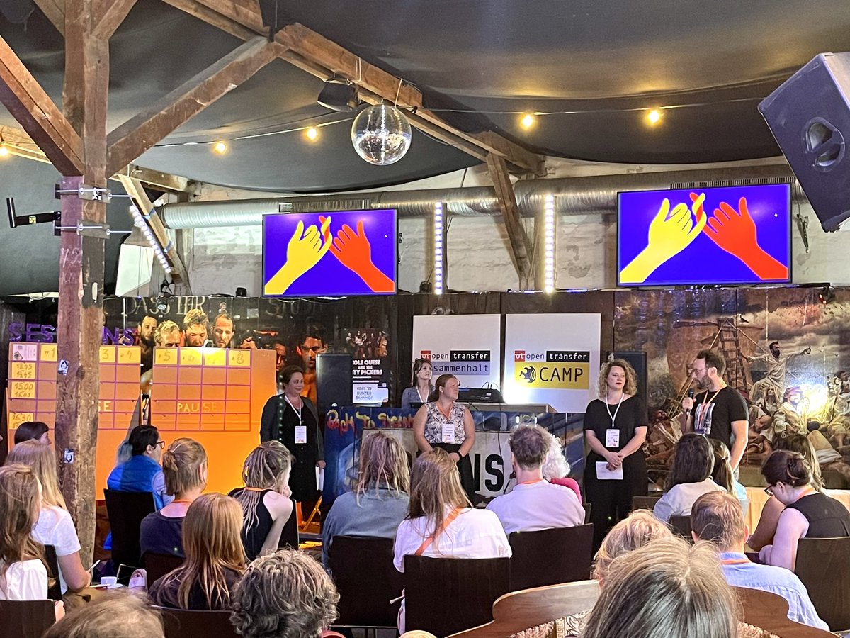 Unser openTransfer Zusammenhalt Barcamp 2023 im Bunten Bahnhof in Cottbus geht los! #otc23