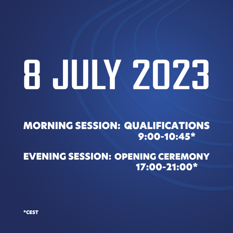 ParaAthletics's tweet photo. From 8-17 July, your agenda 🗓️ is sorted!  
Follow the #PARIS23 Para Athletics World Championships with us 💙 

📺 https://t.co/4l9K6R7Vh9*
🎟️ Tickets from 10,99 EUR: https://t.co/8qmbOwijve

*subjected to geo-blocking restrictions 

#ParaAthletics @paralympics @wpaparis23
