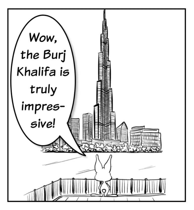 Explore the Magic of #Dubai! #burjkhalifa #uae #dubaimall #dubailife #burjalarab #dubaimarina #jumeirah #visitdubai #downtowndubai #travel #palmjumeirah #atlantisthepalm #furryflinn #fivepalmjumeirah #burjkhalifadubai #love #comic #comics #illustration #cartoon #comicstrip