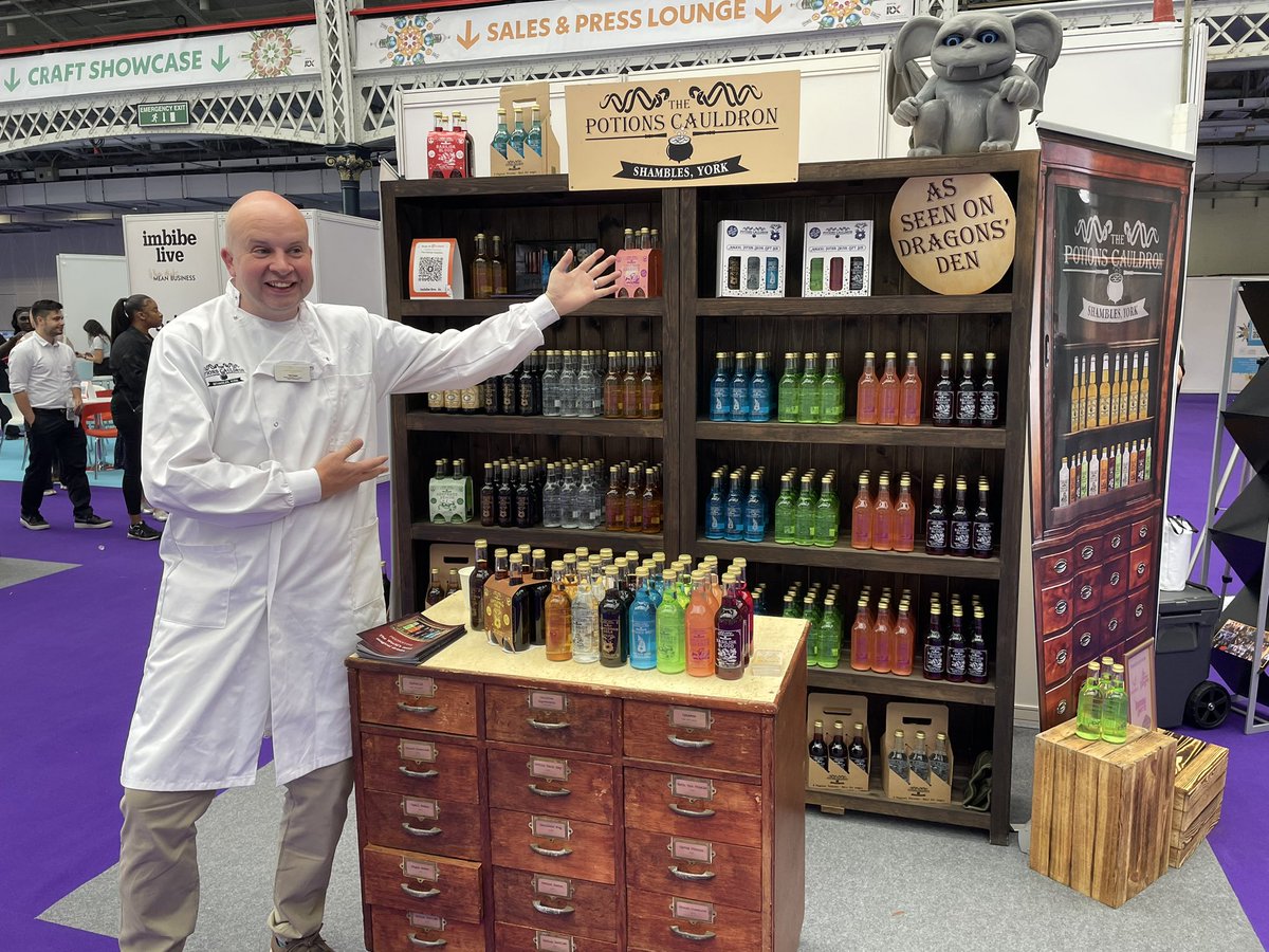 Our Wizards @PinderPhil and @BenYorkMix are on a mission to spread the magic in London @ImbibeLive who knows where you’ll be able to pick up a potion next 🧪