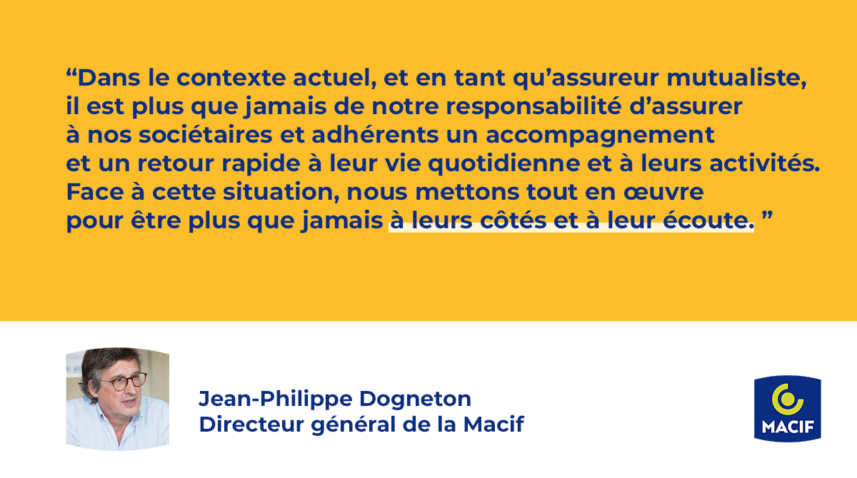 La <a href="/MacifAssurances/">Macif</a> mobilise ses services de gestion et son réseau d’experts pour accélérer la prise en charge des sinistres ⬆️