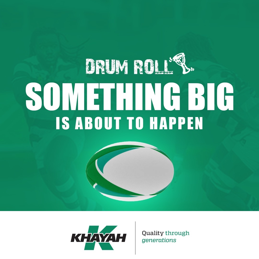 🥁Drumroll, please! 🏉🔥 Watch the space this coming week for the big reveal....
#Khayah
#Bringingithome