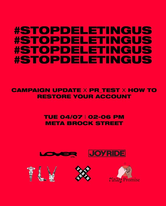 We're peaceful protesting outside Meta, London today in the hope for change and we'd love you to join<a href="/tag/goodinfluenceawards"class="tags"><span>#goodinfluenceawards</span></a>