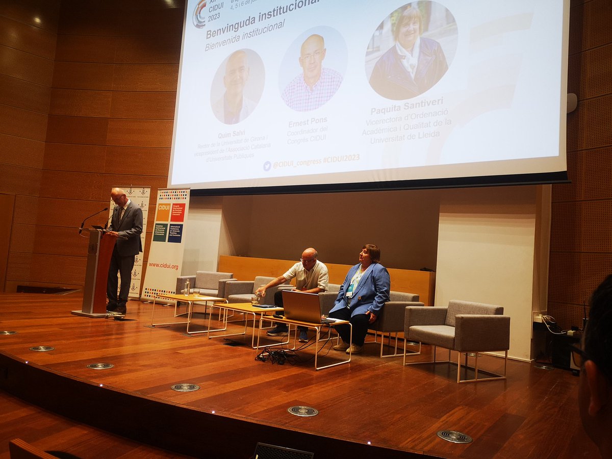 Sílvia Aznar🎗 (@slviaaznar) on Twitter photo Inauguració i benvinguda institucionaldel #cidui2023 per part del rector de la <a href="/univgirona/">Universitat de Girona</a>
<a href="/CIDUI_congress/">CIDUI</a>
<a href="/iceudg/">ICE Josep Pallach-SAID</a> <a href="/ICEUdGinnova/">ICE UdG Innovació</a> Inauguració i benvinguda institucionaldel #cidui2023 per part del rector de la <a href="/univgirona/">Universitat de Girona</a>
<a href="/CIDUI_congress/">CIDUI</a>
<a href="/iceudg/">ICE Josep Pallach-SAID</a> <a href="/ICEUdGinnova/">ICE UdG Innovació</a>