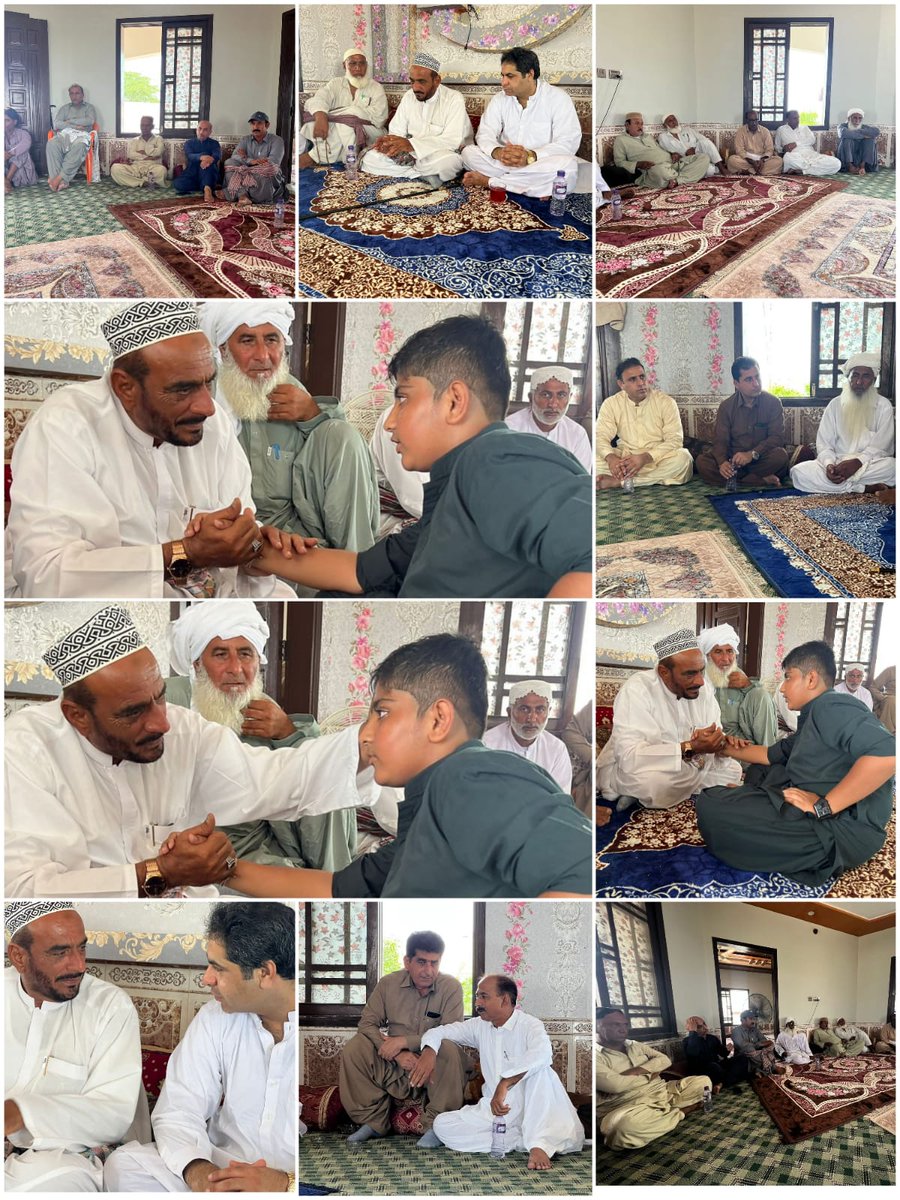 جیونی کے معروف سیاسی سماجی رہنـما و چیرمین یونین کونسل پانوان/گنز تحصیل جیونـی اظہـر کلمتــی کے ناگہانـی انتقال پر انکے گھر جاکر انکـے بیٹے رامین اظہـر کلمتی و بھائی اکبر ، علی بخش و حاجــی یعقوب کلمتـی سے تعزیت کا اظہار کیا اور مرحوم چیرمین کے ایصال ثواب کیلئے فاتحہ خوانـی کی ـ