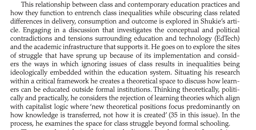 Thanks @deeinsidefilm for the inclusion in this edition of @J_ClassCulture - I was reading this between writing about @fuscowriting work in 'Who does not envy with us is against us', brilliant essays. The way to voice is first to see the silencing that goes on.