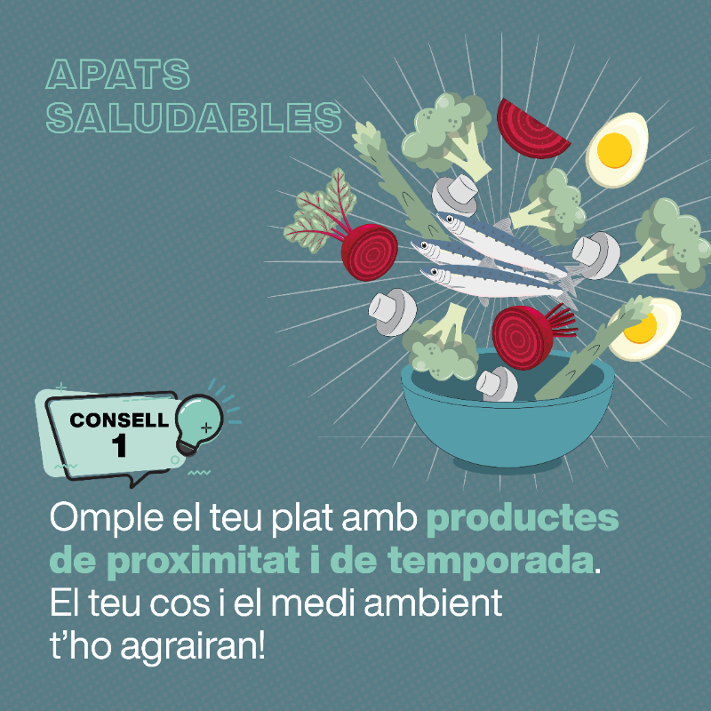 salutcat's tweet photo. 🍉 Una dieta més saludable és possible fent petits canvis per menjar millor! Pren nota:

👍  Menja més fruita i hortalisses, llegums i fruita seca.

⬇ Pren menys sal, sucre, carn vermella i aliments processats.

🥤  Canvia les begudes ensucrades per aigua