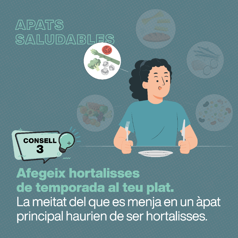 salutcat's tweet photo. 🍉 Una dieta més saludable és possible fent petits canvis per menjar millor! Pren nota:

👍  Menja més fruita i hortalisses, llegums i fruita seca.

⬇ Pren menys sal, sucre, carn vermella i aliments processats.

🥤  Canvia les begudes ensucrades per aigua