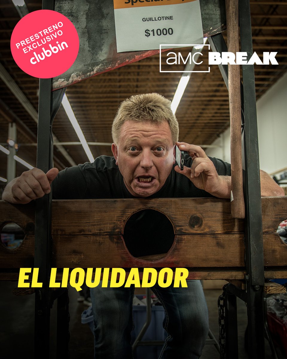 AMCBreakES's tweet image. Adelántate al estreno de #ElLiquidador por ser de #clubbin, el club de AMC BREAK. ¡El rey de la liquidación no defrauda! 👉🏼 track.adform.net/C/?bn=65782214