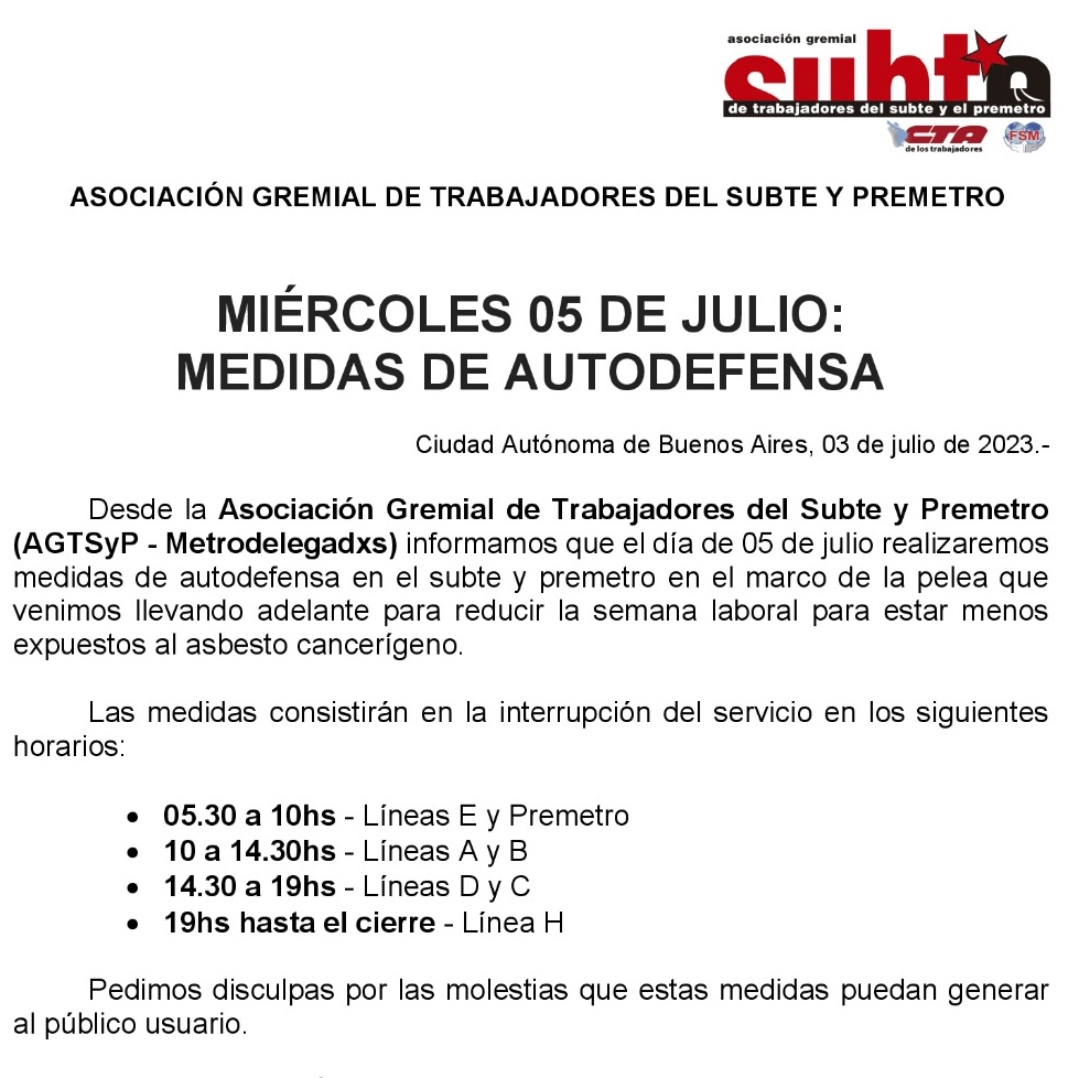#Subte y <a href="/TrenesArg/">Trenes Argentinos</a> funcionando okey 👍🏼
El #PARO de los #metrodelegados será mañana con horarios rotativos.