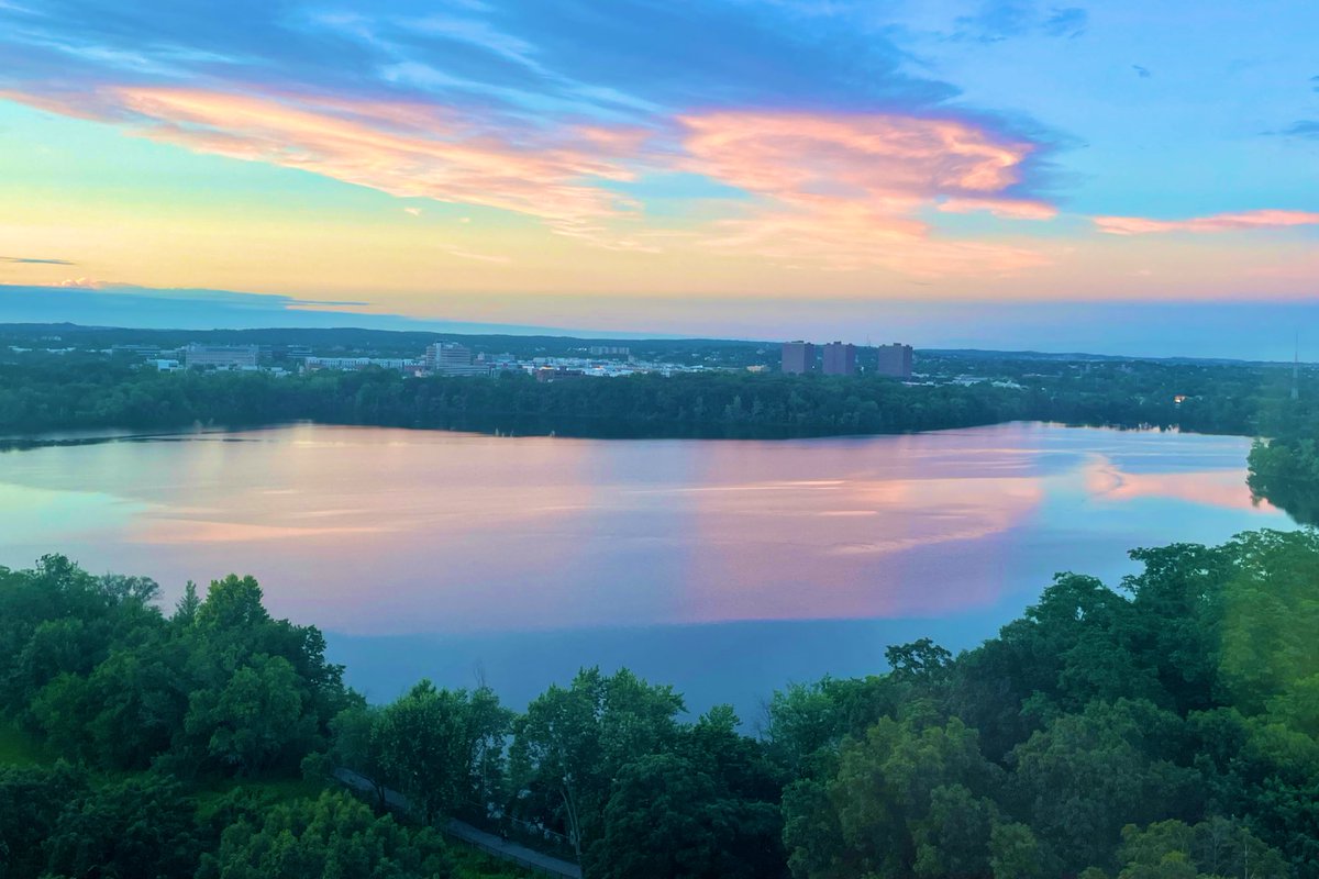 The many faces of Fresh #Pond #smoke #fog from #Canada #wildfire #morning #evening #photo from last #Night 
#Cambridge #Harvard
#Boston #skyline <a href="/ericfisher/">Eric Fisher</a>
<a href="/TaniaLealTV/">Tania Leal</a> <a href="/ShiriSpear/">Shiri Spear</a>
<a href="/Met_CindyFitz/">Cindy Fitzgibbon</a> <a href="/weatherchannel/">The Weather Channel</a>
<a href="/PeteNBCBoston/">Pete Bouchard</a> <a href="/NewEnglandInfo/">VisitingNewEngland - Eric's Stories of New England</a> <a href="/CambridgeUSA/">Cambridge Office for Tourism</a> <a href="/sarahwroblewski/">Sarah Wroblewski</a>