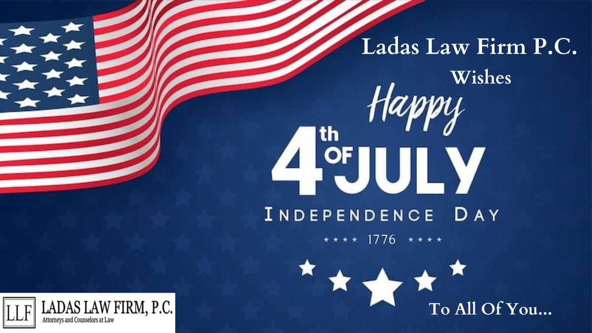 ladaslaw's tweet photo. #HappyIndependenceDay  
#Happy4thofJuly  
#LadasLawFirm https://t.co/kXsb8qsJuV