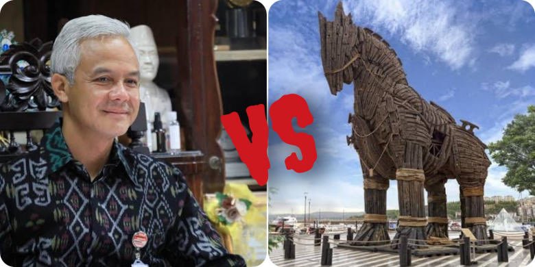 Ganjar Harus Menang dan Lumpuhkan Kuda Troya di Indonesia

Waspadalah bahwa orang-orang yang saat ini dekat dengan Jokowi bisa menjadi kuda Troya di dalam keberlanjutan kepemimpinan Presiden Joko Widodo dan juga visi misi Indonesia maju. Ada seorang yang mendadak dekat sama