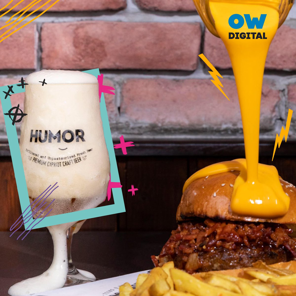 Happy 4th of July, as we throw it back to a burgerlicious blast from the past! As you sit back and wait for the fireworks, take a look at how we turned a Cypriot beer brand into a festive destination! 🎆🍺

#OWDigital #OpiumWorks #FourthOfJuly #HumorBeer #BurgerAndBeer