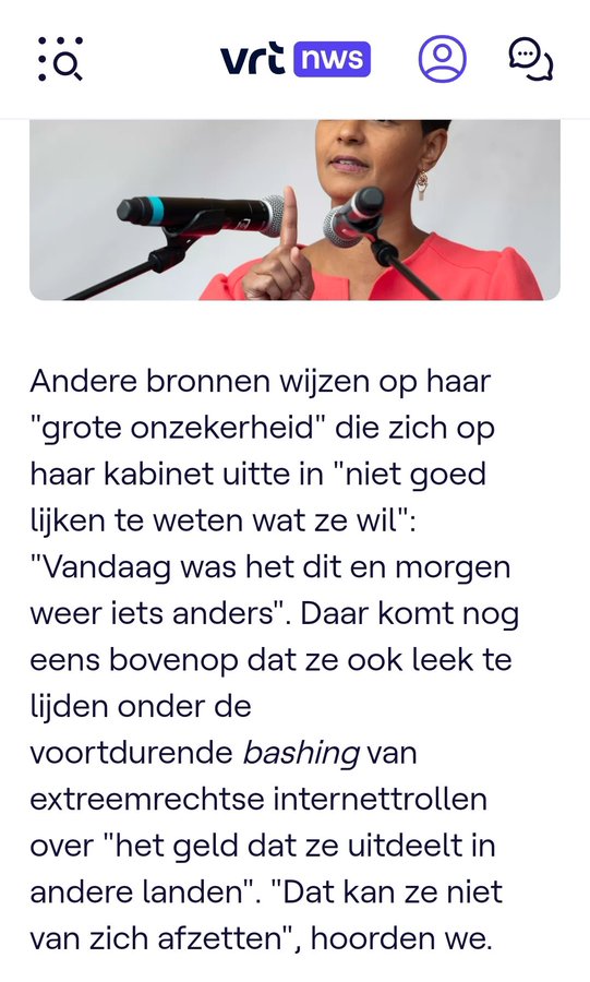 reactnieuws's tweet photo. Hey, linkse trollen van @vrtnws , kritiek geven op machthebbers heet in een democratie 'vrijheid van meningsuiting'. Als dat leidt tot het ontslag van wie onbekwaam is: des te beter. Graag gedaan! #regimepers #kitir https://t.co/YcJTiH4b5q