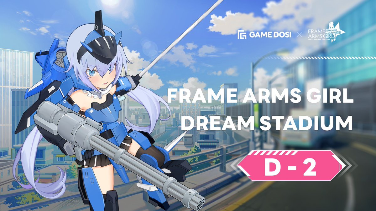 dosi_game's tweet photo. Frame Arms Girl: Dream Stadium Launch🔥2 DAYS LEFT🔥
Connect your GAME DOSI account in advance! 💥

1️⃣ Enter the GAME DOSI Portal (https://t.co/pYH3zDsF18)
2️⃣ Click the 'Wallet icon' at the 'Top &amp; Right of the site' and log in to the GAME DOSI
3️⃣ Agree on GAME DOSI T&amp;C
4️⃣ DONE !! https://t.co/JpTARaj2bl