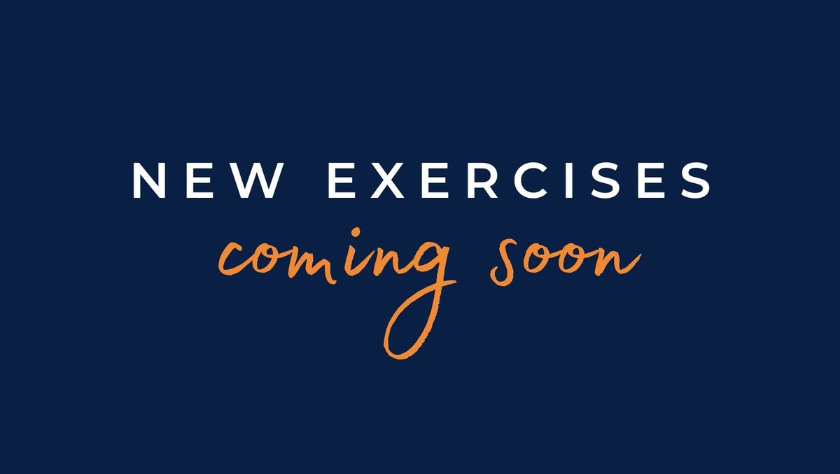 rehab_guru's tweet photo. We've been hard at work in the photo studio and grateful for all the feedback we've had. We listen carefully to what our clients are asking for a try to deliver them the exercises they want at every opportunity.
#newexercises #clientfeedback #comingsoon https://t.co/SYdlHy2O2D