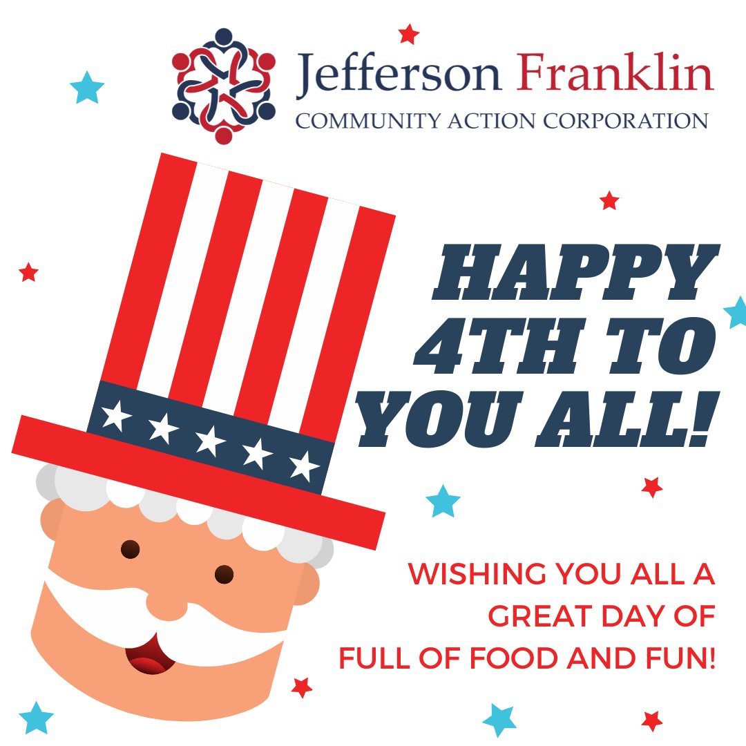 JFCAC_MO's tweet photo. Have a safe holiday celebration of our nation's independence. https://t.co/YzGZHYFjXn