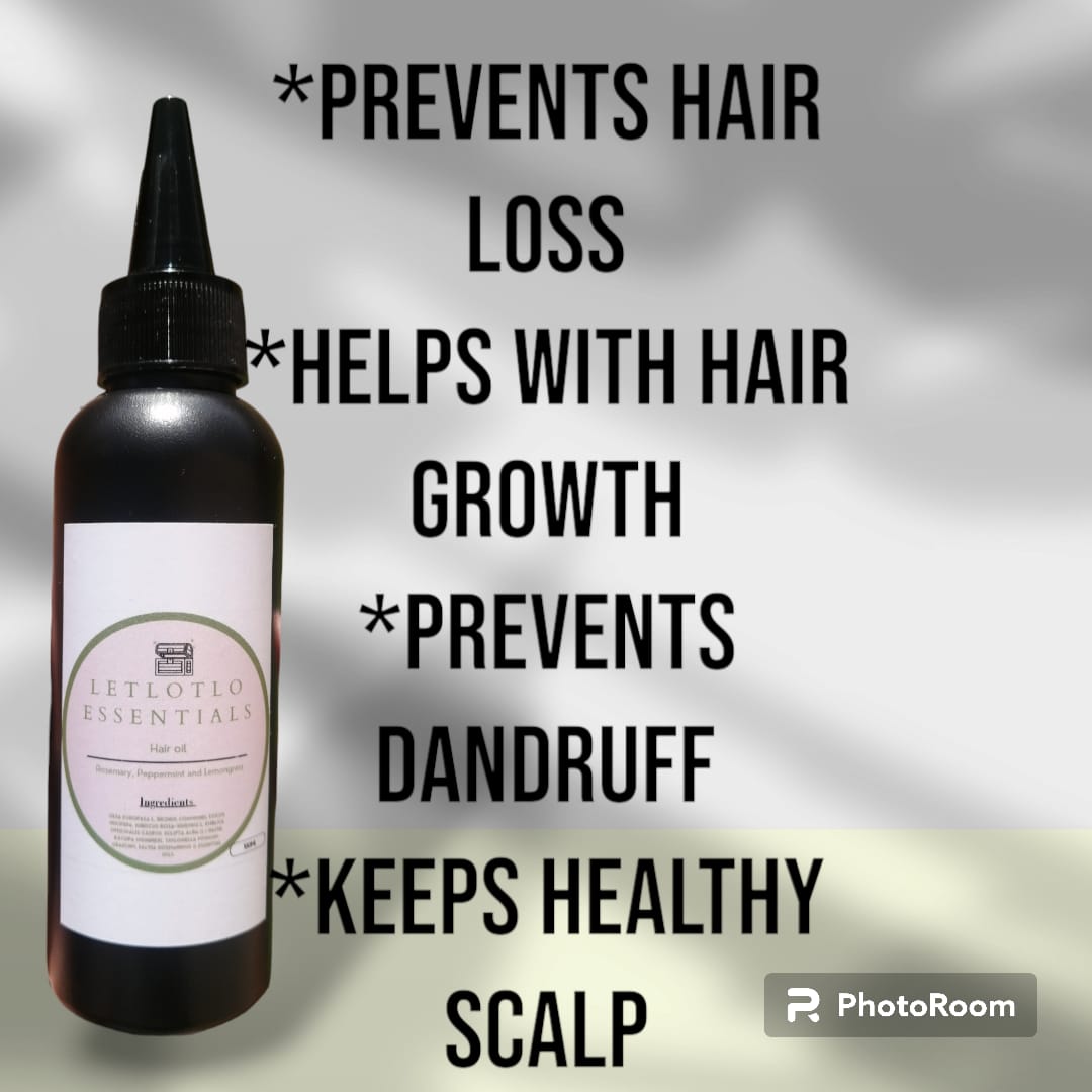 Start your hair journey with <a href="/LetlotloEssen/">Letlotlo Essentials</a>

*Controls your dandruff effectively
*It moisturizes your scalp leaving it toned.
*It soothes inflammation

#NaturalHair #GirlTalkZA #LetlotloEssentials