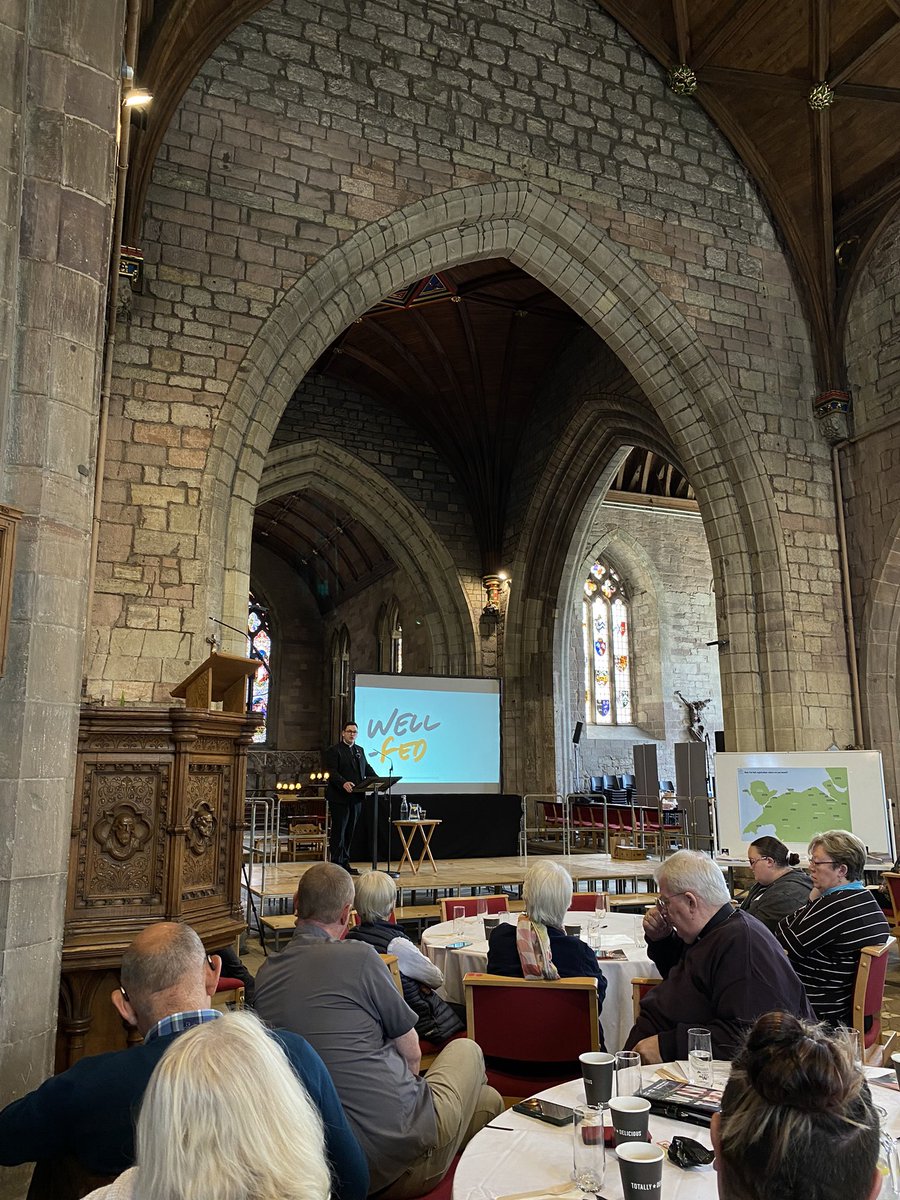 CanCookWellFed's tweet photo. Great to hear from @RJamesTout on why @StAsaphDiocese is partnering with us to provide a #goofood solution in #NorthWales. ‘It is both a challenge and a command on all of us to ensure all of us are looked after and are full’. https://t.co/Muhj9voZEj
