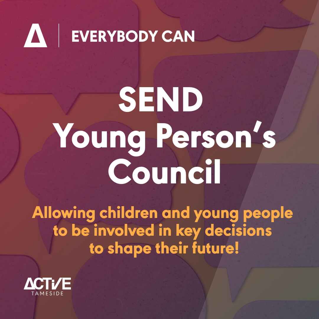 🗣 SEND Young Person's Council 🗣

An opportunity for young people with SEND to have THEIR say! 💪

📆 Thursday, 6th July - 5-6pm 
📍Ashton Cycle Track, Richmond St, OL7 9HG

FREE TO ATTEND

For more info email: aiden.hopkins@activetameside.com