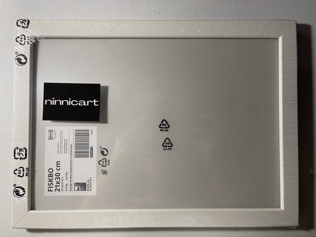 ninnicart's tweet photo. 🎱 wts lfb ph — help rt

🛒 : Ikea fiskbo frame (21x30 cm)

— P120 + pf and sf
— brand new, sealed
— payo / Aug. 1 (w/ dp)
— mint condi., onhand
— strictly no cancellation https://t.co/nirDZBc03L