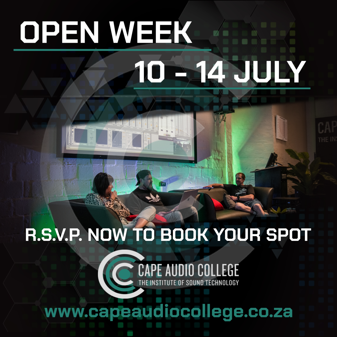 Open Week - a series of masterclasses and couch sessions featuring some of SA's biggest industry names. Learn from the best and pick their brains. Best of all it's FREE!!!
RSVP Link - bit.ly/3XdUkEM
#Openweek  #ProudlySA #Music 
#free #inspiringtheyouth #musicislife