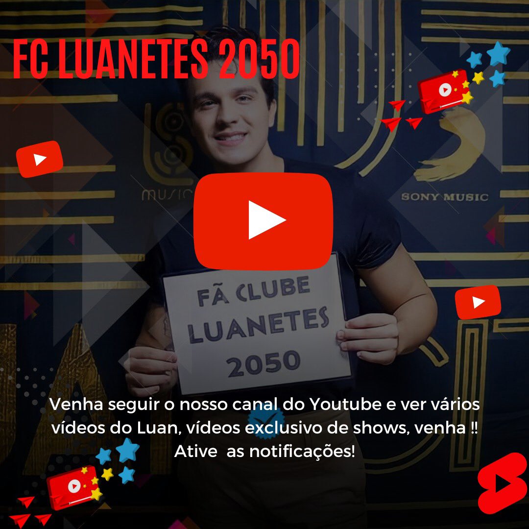 NaahRangell's tweet photo. Oiie amores. Você que gosta de curtir, vídeos do Luan em shows, agora você pode acompanhar nosso canal no Youtube e ficar por dentro de tudo que acontece em um show do Luan, com conteúdos exclusivo, venha nós seguir.

LINK: https://t.co/ELxzidiNdQ https://t.co/6JjbfO5mYI