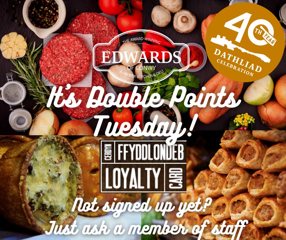 EdwardsofConwy's tweet photo. Todays Hot Food/Bwyd Poeth
Tuesday 4th July
🍴 Roast Pork & Stuffing Bap
🍴 Sausage Casserole (with potatoes, carrots, swede in an onion gravy)
🍴 Pork Sausage Baps
#DoublePointsTuesday #Lunchtime #GetThosePoints https://t.co/qV5A912f7E